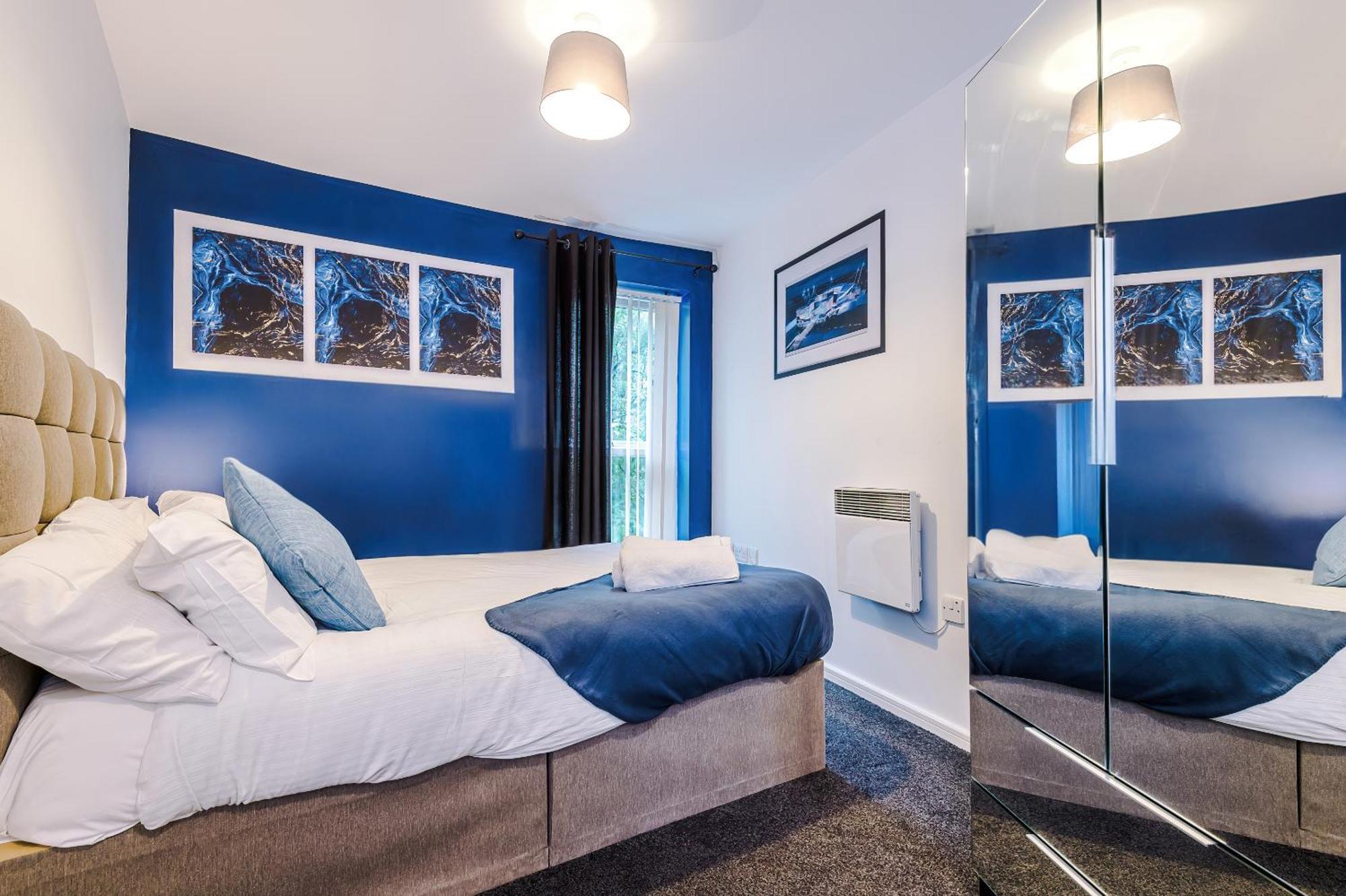 2 Bed Apartment With Balcony Private Parking Near Etihad Stadium, Coop Live แมนเชสเตอร์ ภายนอก รูปภาพ